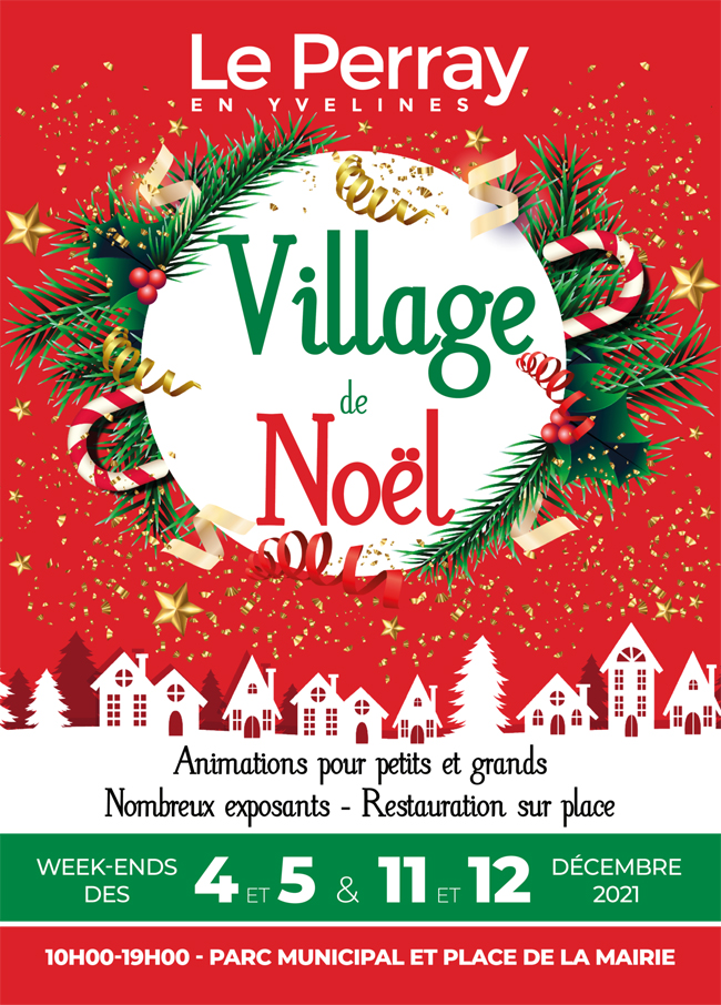 Le Village de Noël au Perray-en-Yvelines en décembre 2021